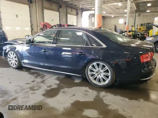 2013 Audi A8 3.0L z VIN WAURGAFD1DN002140, wystawiony jako Copart lot #59010105 z przebiegiem 151 732 mil mil oraz Szkoda całkowita • Salvage title. Historia ofert i sprzedaży dostępna na DreamBid. Obrazek 2.