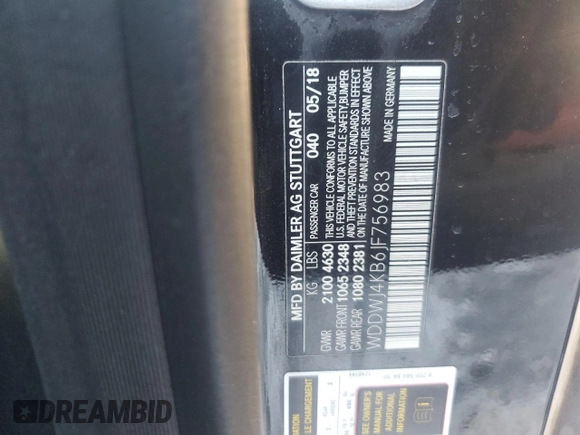 2018 Mercedes-Benz C 300 с VIN WDDWJ4KB6JF756983, выставлен на аукционе Copart как лот 88961705 с пробегом Не указан миль и Списание • Salvage title. История ставок и продаж доступна на DreamBid. Изображение 12.