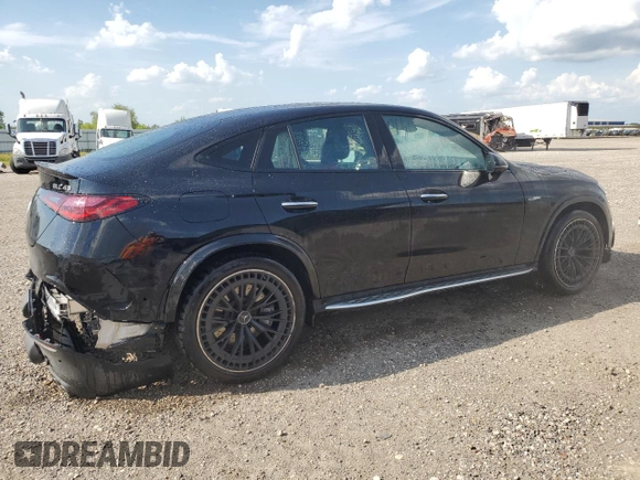 2024 Mercedes-Benz GLC with VIN W1NKJ8HB3RF187196, listed as a Copart auction lot 65767724 with 1,473 mi miles and Salvage Title. Bid and sale history available at carsss.com. Image 3.