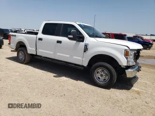 2022 Ford F-250 XL with VIN 1FT7W2B64NEE68639, listed as a Copart auction lot 52580315 with 138,784 mi miles and Salvage title. Bid and sale history available at DreamBid. Image 4.