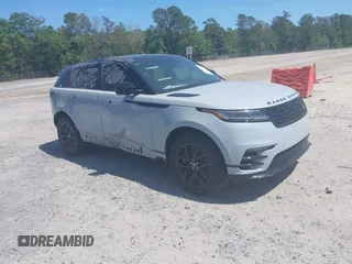 2024 Land Rover Range Rover Velar Dynamic SE z VIN SALYL2EX3RA379944, wystawiony jako IAAI lot #41924642 z przebiegiem 4 385 mil mil oraz . Historia ofert i sprzedaży dostępna na DreamBid. Obrazek 1.
