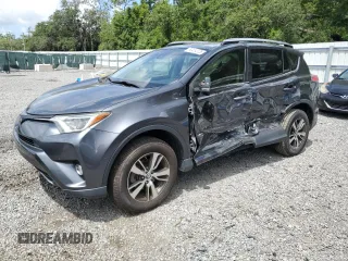 2018 Toyota RAV4 XLE with VIN JTMWFREV9JD118396, listed as a Copart auction lot 60434105 with 56,253 mi miles and Salvage title. Bid and sale history available at DreamBid. Image 1.