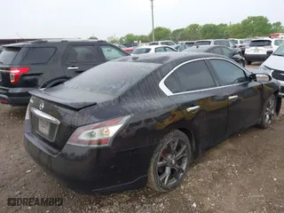 2014 Nissan Maxima 3.5 SV w/Premium Pkg with VIN 1N4AA5APXEC905688, listed as a IAAI auction lot 41885050 with 174,254 mi miles. Bid and sale history available at carsss.com. Image 4.
