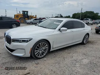 2020 BMW 7 Series 750i xDrive with VIN WBA7U2C06LGM26634, listed as a Copart auction lot 59951453 with 0 mi miles. Bid and sale history available at carsss.com. Image 1.