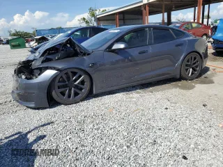 2021 Tesla Model S Plaid с VIN 5YJSA1E65MF442157, выставлен на аукционе Copart как лот 51364575 с пробегом Не указан миль и Списание • Salvage title. История ставок и продаж доступна на DreamBid. Изображение 1.