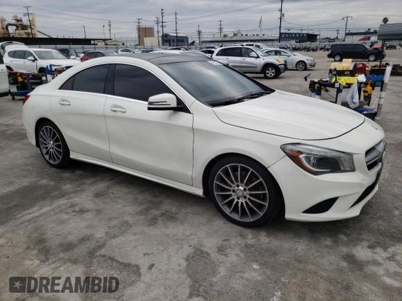 2016 Mercedes-Benz CLA 250 with VIN WDDSJ4EB0GN291609, listed as a Copart auction lot 44596744 with 98,129 mi miles and . Bid and sale history available at DreamBid. Image 4.