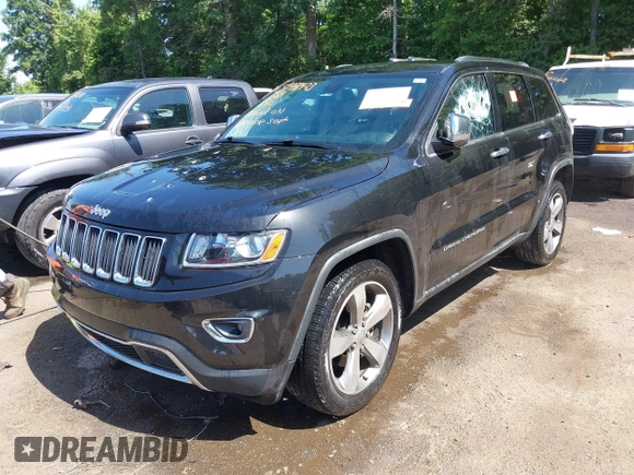 2014 Jeep Grand Cherokee Limited with VIN 1C4RJEBM2EC300212, listed as a IAAI auction lot 39498423 with 99,938 mi miles. Bid and sale history available at carsss.com. Image 6.