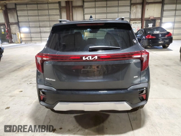 2024 Kia Seltos SX with VIN KNDETCA73R7622283, listed as a Copart auction lot 50355475 with 19,837 mi miles and Salvage title. Bid and sale history available at DreamBid. Image 6.