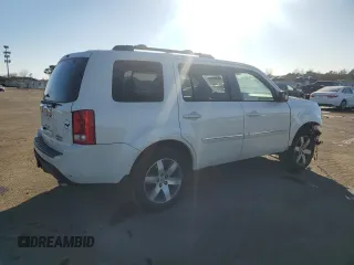 2014 Honda Pilot Touring with VIN 5FNYF4H90EB045332, listed as a Copart auction lot 42993945 with 120,248 mi miles and Salvage Title. Bid and sale history available at DreamBid. Image 3.