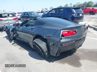 2014 Chevrolet Corvette 2LT with VIN 1G1YD2D75E5120437, listed as a IAAI auction lot 42588343 with Not provided miles and . Bid and sale history available at DreamBid. Image 3.