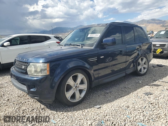 2013 Land Rover Range Rover Sport HSE with VIN SALSF2D47DA760614, listed as a Copart auction lot 68551564 with 82,518 mi miles and Salvage title. Bid and sale history available at DreamBid. Image 1.