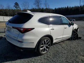 2022 Acura MDX w/Technology Package with VIN 5J8YE1H43NL032577, listed as a Copart auction lot 89393715 with 41,181 mi miles and Salvage Title. Bid and sale history available at carsss.com. Image 3.