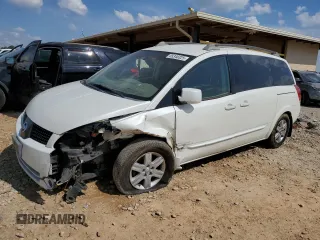 2006 Nissan Quest SL z VIN 5N1BV28U26N124033, wystawiony jako Copart lot #55348325 z przebiegiem 246 409 mil mil oraz Szkoda całkowita • Salvage title. Historia ofert i sprzedaży dostępna na DreamBid. Obrazek 1.