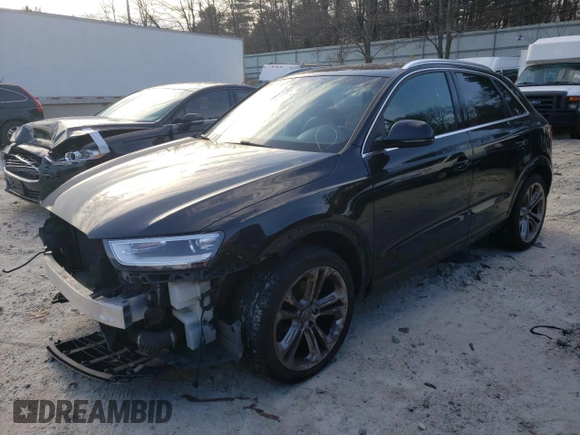 2015 Audi Q3 2.0T Prestige with VIN WA1GFCFSXFR012985, listed as a Copart auction lot 72664712 with 114,112 mi miles. Bid and sale history available at carsss.com. Image 1.