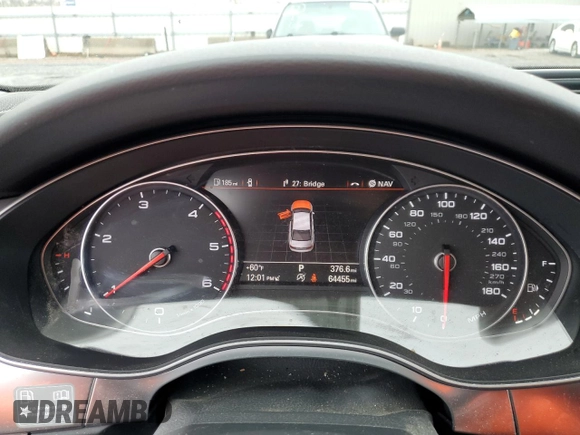 2015 Audi A6 3.0L TDI Premium Plus with VIN WAUFMAFC1FN009207, listed as a Copart auction lot 83690894 with 64,455 mi miles and Salvage Title. Bid and sale history available at carsss.com. Image 9.