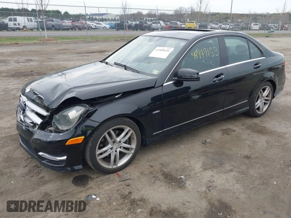 2012 Mercedes-Benz C-Class C 250 Sport with VIN WDDGF4HB6CA629552, listed as a IAAI auction lot 41949153 with 131,262 mi miles. Bid and sale history available at carsss.com. Image 17.