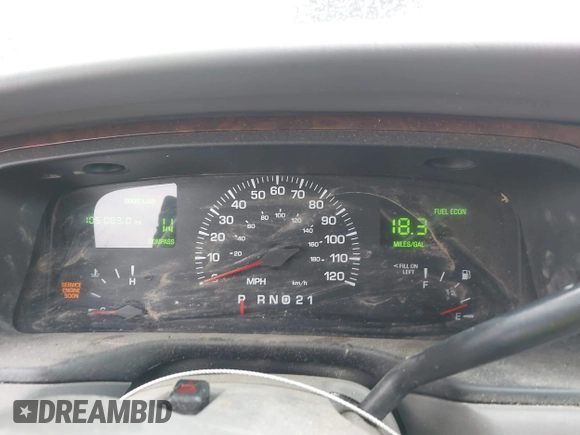 2001 Lincoln Town Car Signature with VIN 1LNHM82W61Y733577, listed as a IAAI auction lot 41899175 with 105,083 mi miles and . Bid and sale history available at DreamBid. Image 7.