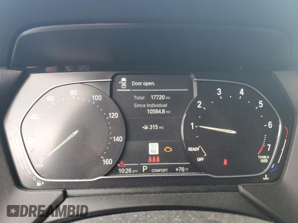 2021 BMW 2 Series 228i xDrive with VIN WBA73AK07M7G45024, listed as a Copart auction lot 54228185 with 17,720 mi miles and Non Repairable. Bid and sale history available at DreamBid. Image 9.