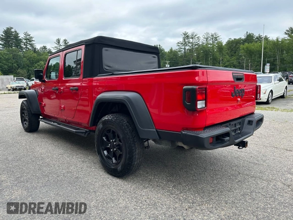 2020 Jeep Gladiator Sport S with VIN 1C6HJTAG7LL126346, listed as a Copart auction lot 64499175 with 147,236 mi miles and Clean title. Bid and sale history available at DreamBid. Image 3.