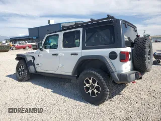 2020 Jeep Wrangler Unlimited Rubicon z VIN 1C4HJXFG8LW270561, wystawiony jako Copart lot #59327255 z przebiegiem Nie podano mil oraz Szkoda całkowita • Salvage title. Historia ofert i sprzedaży dostępna na DreamBid. Obrazek 2.