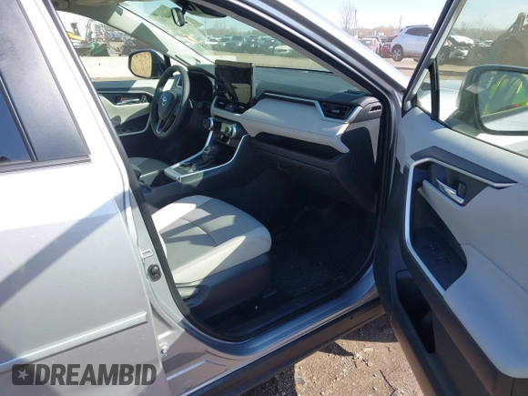 2024 Toyota RAV4 Hybrid XLE Premium with VIN JTMB6RFV8RD134274, listed as a IAAI auction lot 41846740 with 12,648 mi miles. Bid and sale history available at carsss.com. Image 5.