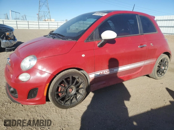 2012 FIAT 500 Abarth with VIN 3C3CFFFH6CT380744, listed as a Copart auction lot 88365985 with 144,346 mi miles and Salvage title. Bid and sale history available at DreamBid. Image 1.