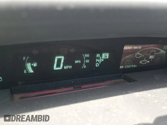 2012 Toyota Prius with VIN JTDKN3DP4C3006468, listed as a Copart auction lot 61758325 with 124,796 mi miles and Salvage title. Bid and sale history available at DreamBid. Image 9.