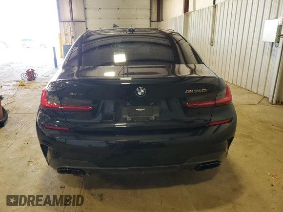2022 BMW 3 Series M340i xDrive with VIN 3MW5U9J06N8C77498, listed as a Copart auction lot 50289925 with 39,537 mi miles and Salvage Title. Bid and sale history available at carsss.com. Image 6.