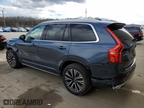 2020 Volvo XC90 Momentum with VIN YV4102PK8L1531384, listed as a Copart auction lot 50716725 with 76,389 mi miles and Salvage Title. Bid and sale history available at carsss.com. Image 2.