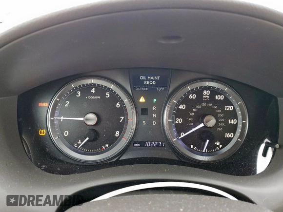 2011 Lexus ES 330 with VIN JTHBK1EGXB2435158, listed as a Copart auction lot 46040845 with 102,271 mi miles and Clean Title. Bid and sale history available at DreamBid. Image 9.