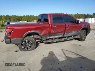 2021 Nissan Titan SV z VIN 1N6AA1FBXMN513634, wystawiony jako Copart lot #41454345 z przebiegiem 110 134 mil mil oraz Szkoda całkowita • Salvage title. Historia ofert i sprzedaży dostępna na DreamBid. Obrazek 3.