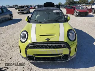 2023 MINI Convertible Cooper S with VIN WMW43DL08P3P98331, listed as a Copart auction lot 83066204 with 0 mi miles and Clean Title. Bid and sale history available at carsss.com. Image 5.