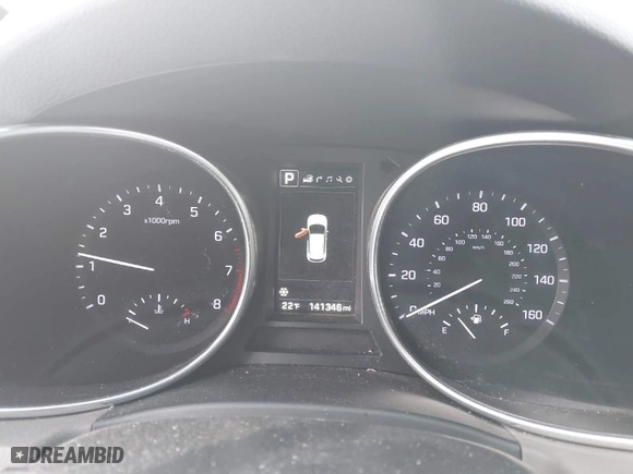 2018 Hyundai Santa Fe Sport 2.4L with VIN 5NMZUDLB1JH077588, listed as a IAAI auction lot 41606650 with 141,346 mi miles. Bid and sale history available at carsss.com. Image 7.