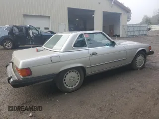1986 Mercedes-Benz 560 with VIN WDBBA48D2GA044461, listed as a Copart auction lot 65802964 with 128,074 mi miles and Clean Title. Bid and sale history available at carsss.com. Image 3.