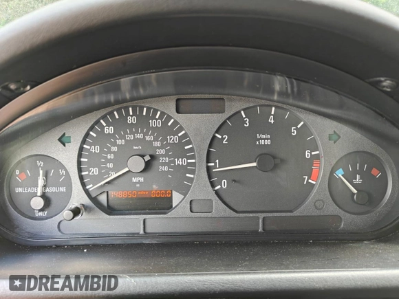 1996 BMW 3 Series Z3 1.9 z VIN 4USCH7324TLB74164, wystawiony jako Copart lot #57779285 z przebiegiem 148 850 mil mil oraz Czysty tytuł • Clean title. Historia ofert i sprzedaży dostępna na DreamBid. Obrazek 7.