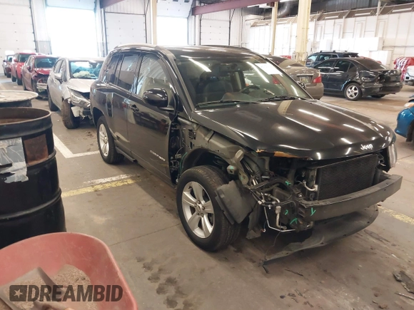 2017 Jeep Compass Latitude with VIN 1C4NJDEB1HD125176, listed as a IAAI auction lot 41321936 with 71,822 mi miles and . Bid and sale history available at DreamBid. Image 1.