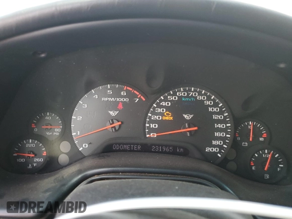 1997 Chevrolet Corvette with VIN 1G1YY22G8V5107138, listed as a Copart auction lot 70486084 with 231,965 mi miles and Salvage Title. Bid and sale history available at carsss.com. Image 9.