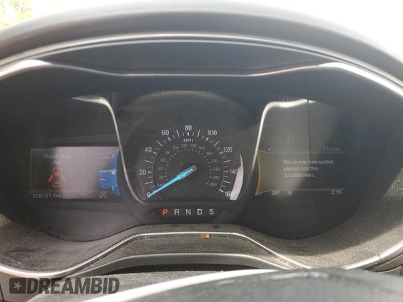 2017 Ford Fusion SE with VIN 3FA6P0HD2HR308902, listed as a Copart auction lot 57583105 with 105,131 mi miles and Clean title. Bid and sale history available at DreamBid. Image 9.