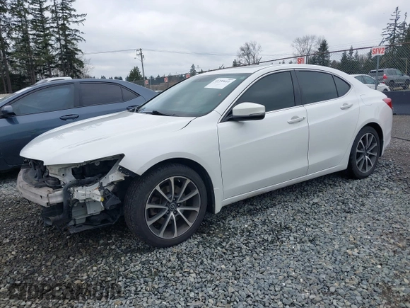 2015 Acura TLX V6 Tech with VIN 19UUB3F57FA009086, listed as a IAAI auction lot 41735411 with 212,203 mi miles. Bid and sale history available at carsss.com. Image 18.