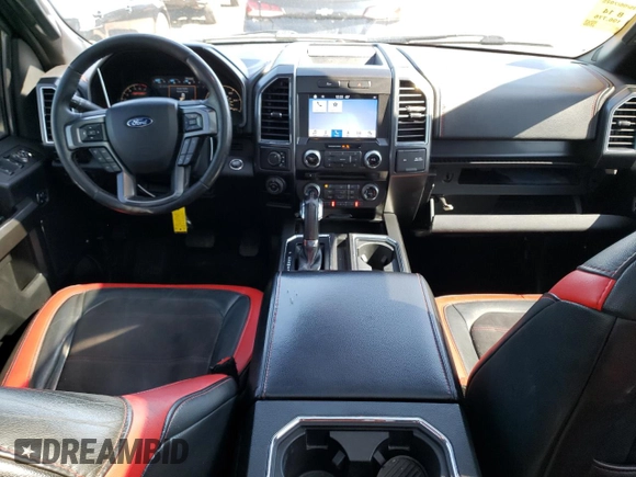 2017 Ford F-150 XL with VIN 1FTFW1EF9HFB24725, listed as a Copart auction lot 56183855 with 196,780 mi miles and Clean title. Bid and sale history available at DreamBid. Image 8.