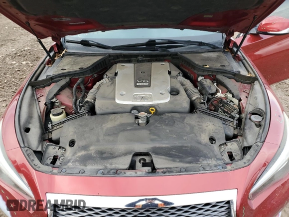 2015 Infiniti Q50 Premium with VIN JN1BV7AP6FM356004, listed as a Copart auction lot 86213714 with 79,496 mi miles and Salvage title. Bid and sale history available at DreamBid. Image 11.