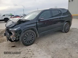 2023 Chevrolet Traverse RS with VIN 1GNERJKW9PJ337233, listed as a Copart auction lot 55569375 with 27,884 mi miles and Salvage title. Bid and sale history available at DreamBid. Image 1.