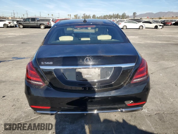 2020 Mercedes-Benz S-Class S 560 with VIN WDDUG8DB8LA523987, listed as a Copart auction lot 42517405 with 77,649 mi miles and Salvage Title. Bid and sale history available at carsss.com. Image 6.