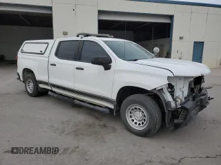 2021 Chevrolet Silverado 1500 Work Truck with VIN 3GCUYAEF3MG207027, listed as a Copart auction lot 42753865 with 15,844 mi miles and Salvage Title. Bid and sale history available at DreamBid. Image 4.