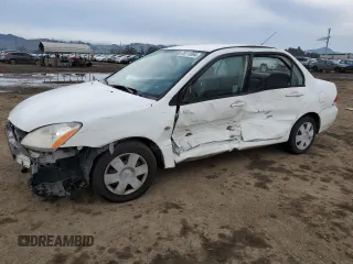 2005 Mitsubishi Lancer ES z VIN JA3AJ26E95U050815, wystawiony jako Copart lot #38111064 z przebiegiem 172 061 mil mil oraz Szkoda całkowita • Salvage title. Historia ofert i sprzedaży dostępna na DreamBid. Obrazek 1.