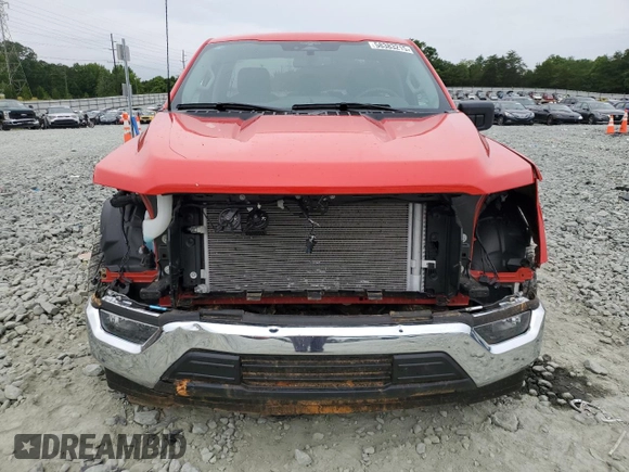 2023 Ford F-150 XL with VIN 1FTMF1C53PKF64009, listed as a Copart auction lot 58383215 with 8,655 mi miles and Salvage title. Bid and sale history available at DreamBid. Image 5.