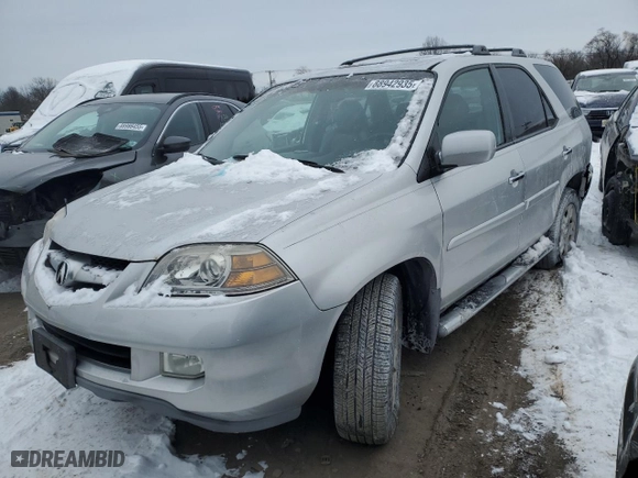 2005 Acura MDX Touring with VIN 2HNYD18665H540018, listed as a Copart auction lot 88942935 with 0 mi miles and Salvage Title. Bid and sale history available at carsss.com. Image 1.