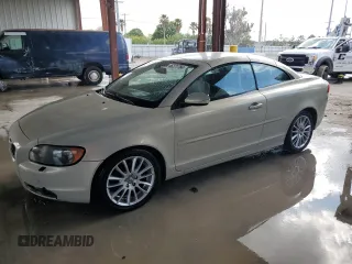 2007 Volvo C70 with VIN YV1MC68217J018765, listed as a Copart auction lot 47298865 with 120,092 mi miles and Non Repairable. Bid and sale history available at carsss.com. Image 1.