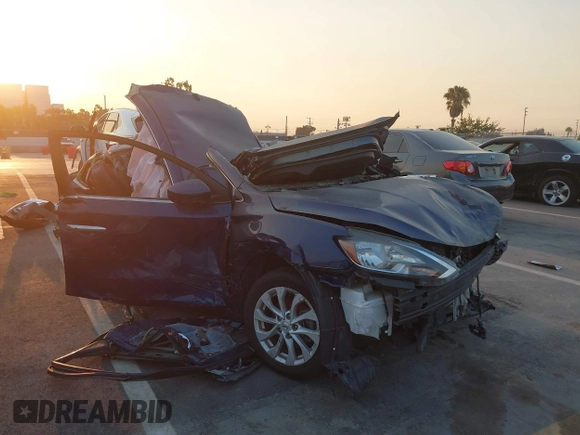 2019 Nissan Sentra SV with VIN 3N1AB7AP0KL612128, listed as a IAAI auction lot 40294406 with Not Provided miles and . Bid and sale history available at DreamBid. Image 1.
