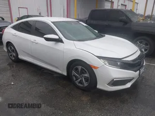 2020 Honda Civic Sedan LX with VIN 2HGFC2F63LH594853, listed as a IAAI auction lot 41805120 with 54,355 mi miles. Bid and sale history available at carsss.com. Image 1.
